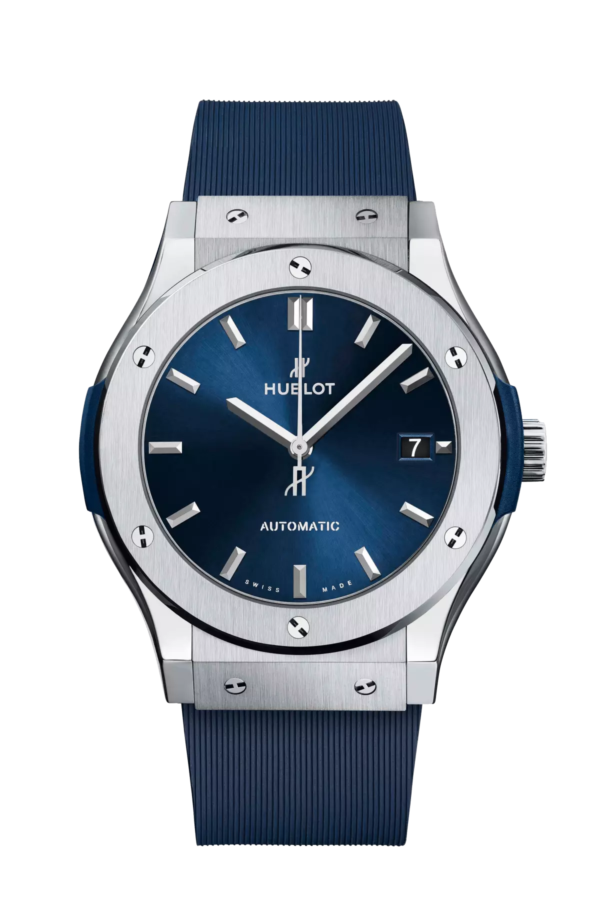 Hublot Classic Fusion Titan 45 blaue Uhr