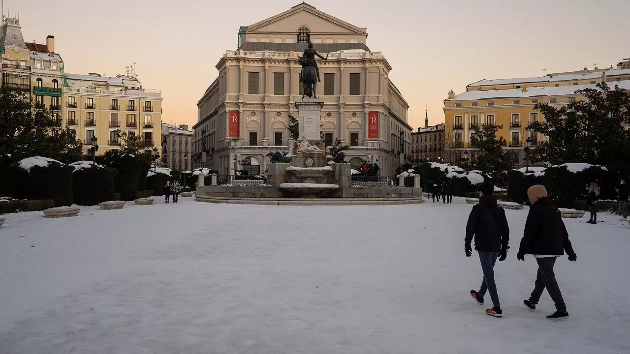 Harta për të ditur në kohë reale se cilat rrugë në Madrid janë tashmë të pastra nga bora