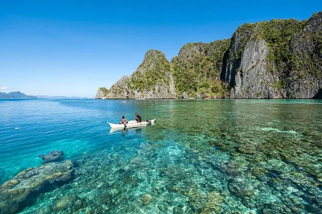 Coron Island in the Calamian Archipelago in the Philippines