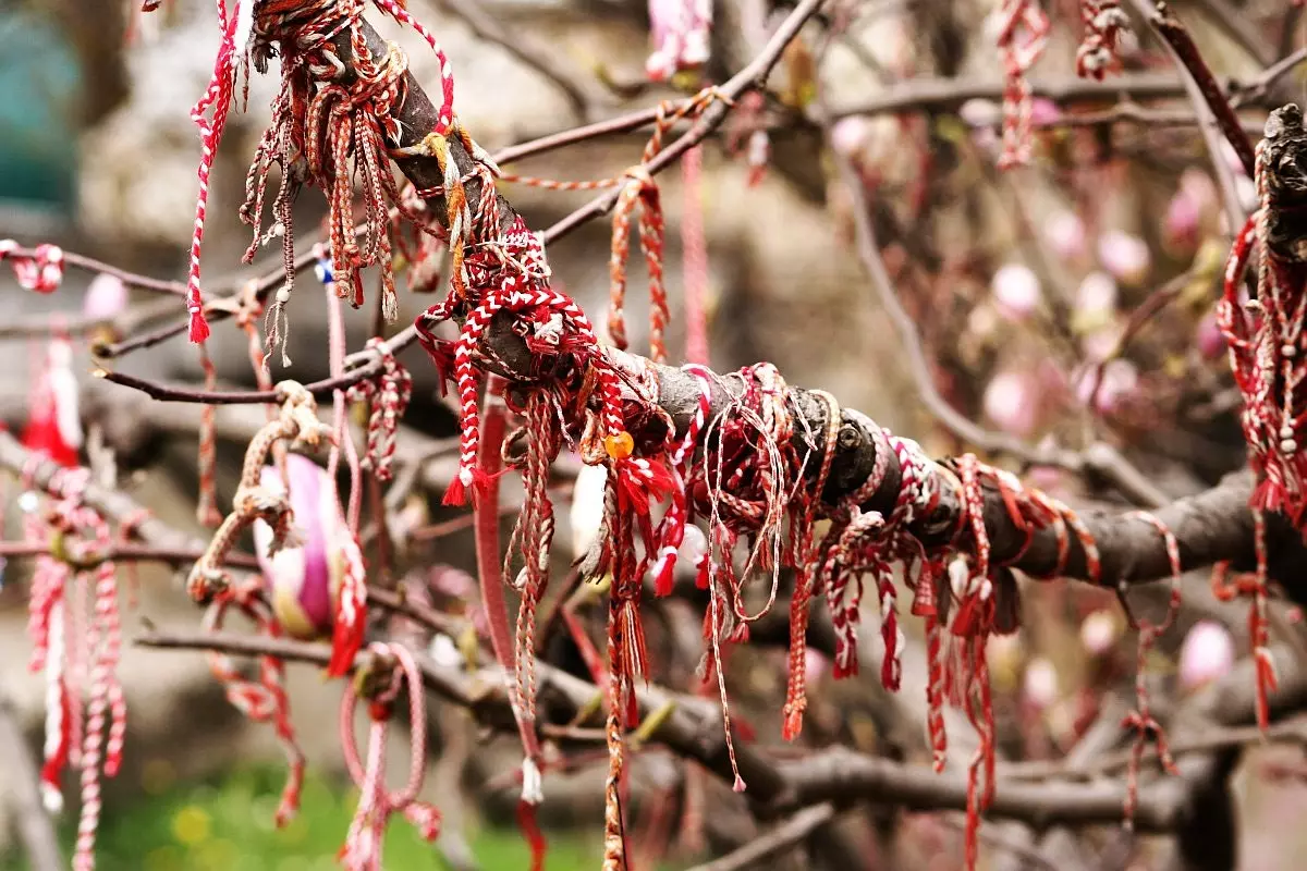 Cintes de Baba Marta a Bulgària.