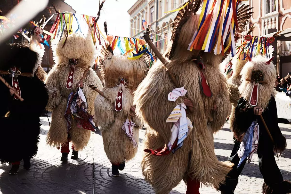 Kurentovanje Slovenië.