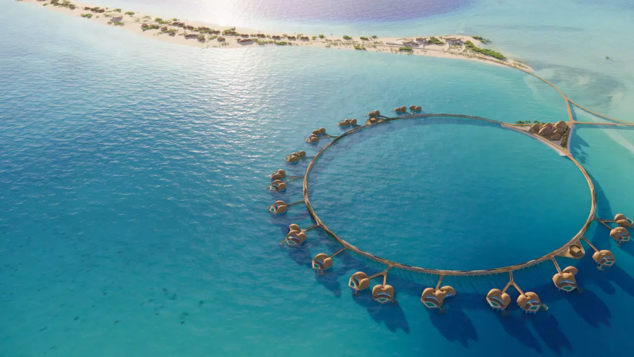 Red Sea: the future of tourism has a beach, dunes and a volcano