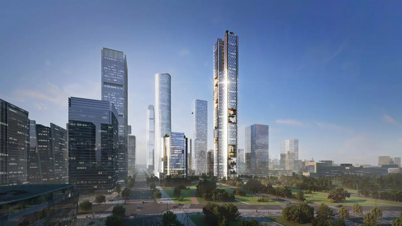 Menara segi delapan tertinggi China akan berada di Nanjing