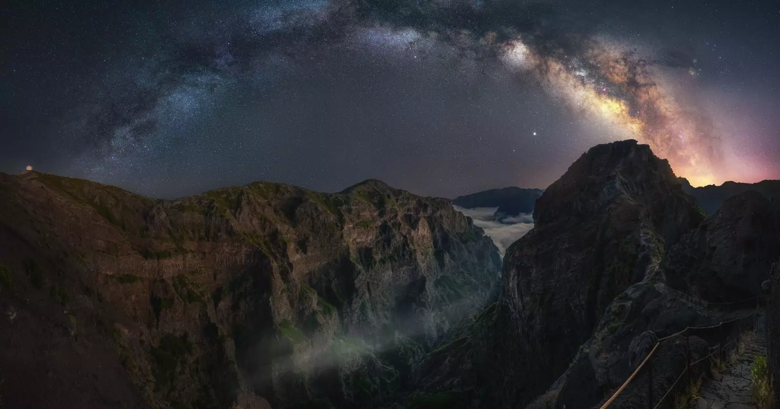 Pico do Arieiro a Portugal.