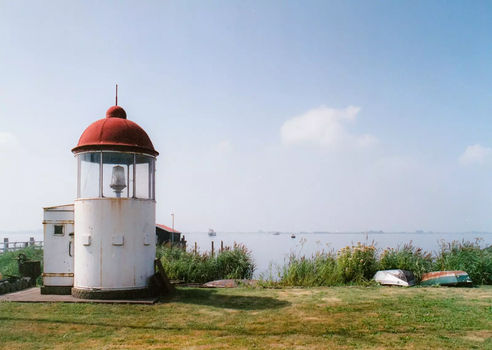 El llac artificial de Marken va ser guanyat al mar a Holanda.