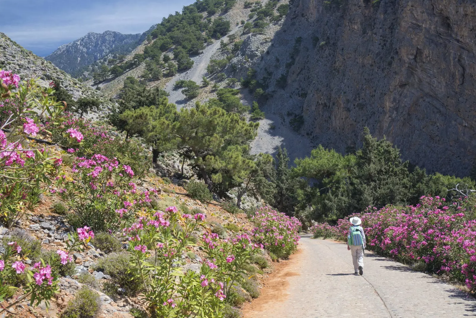 Samaria Gorge in Crete.