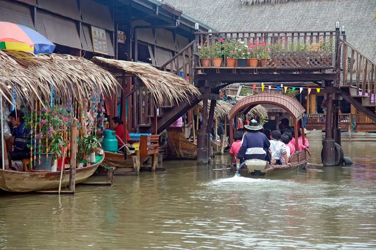 Marché flottant d'Ayothaya