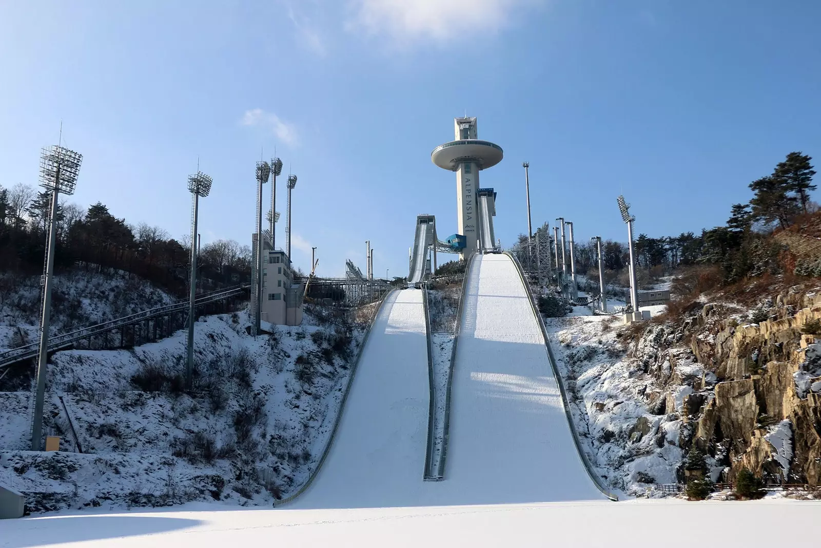 Smučarska skakalnica Alpensia Koreja