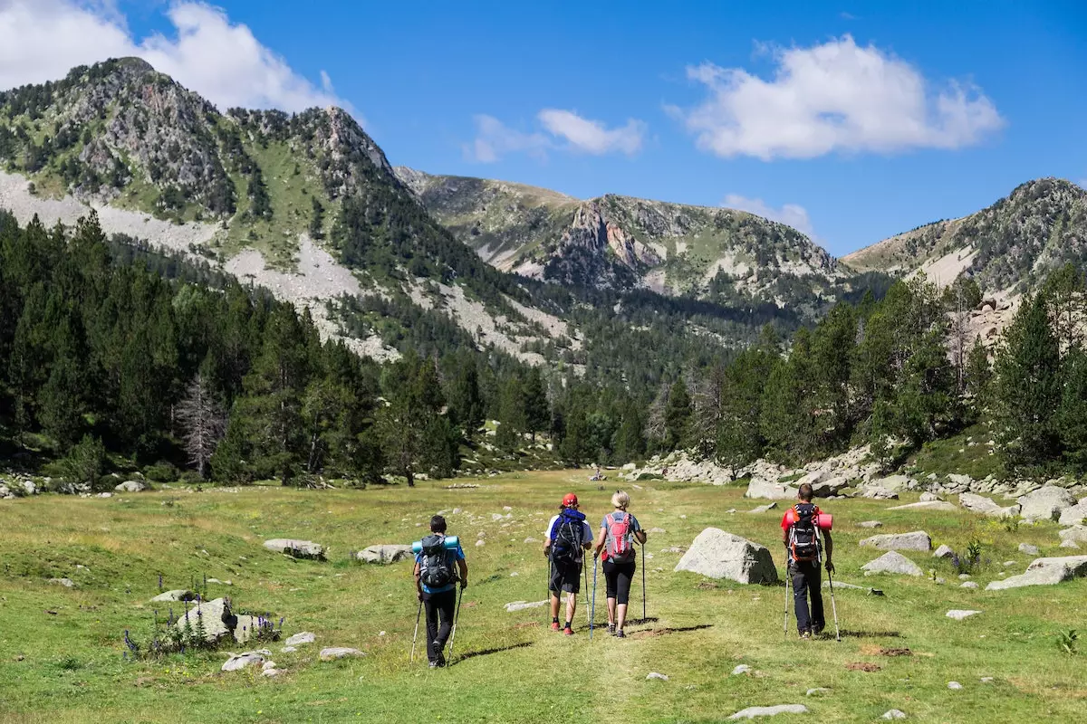 Percurso pedestre pelo Vale do Madriu Perafita em Andorra.