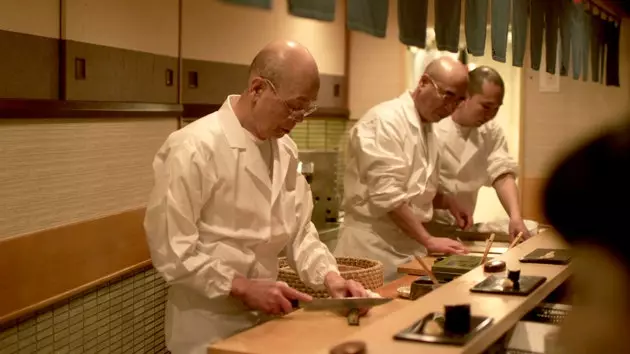 'Jiro Dream of Sushi' filminden bir an