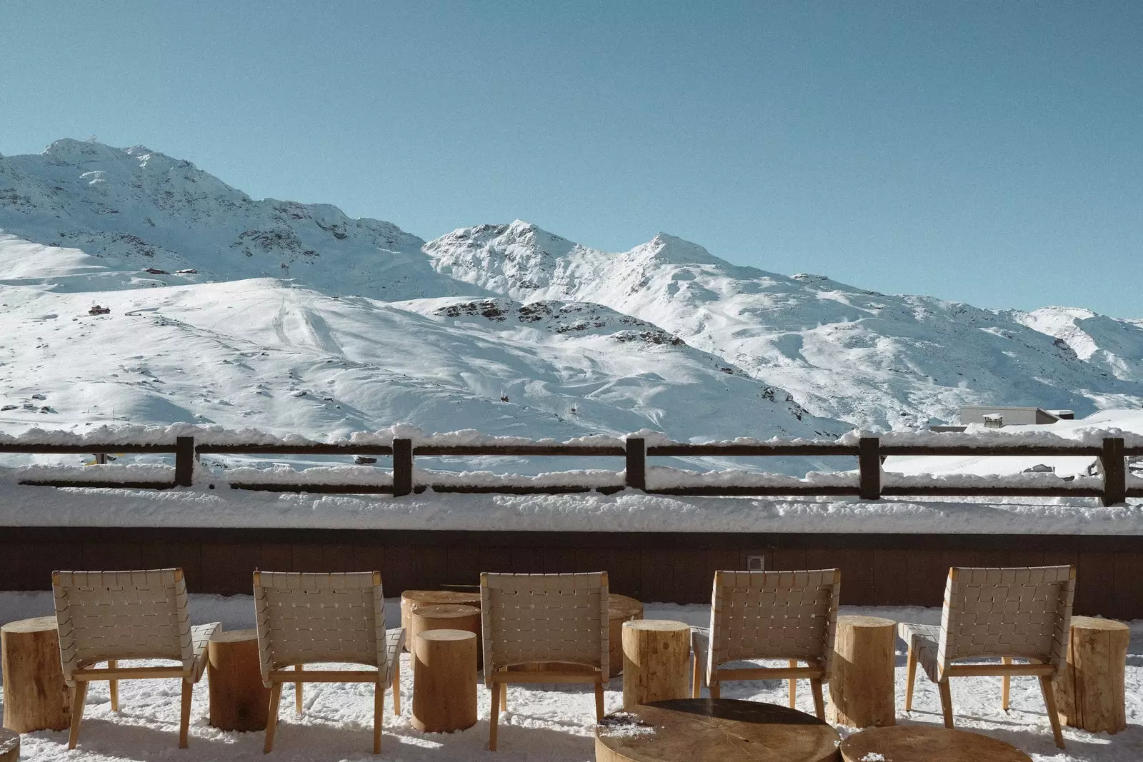 Terrasse til Le Val Thorens