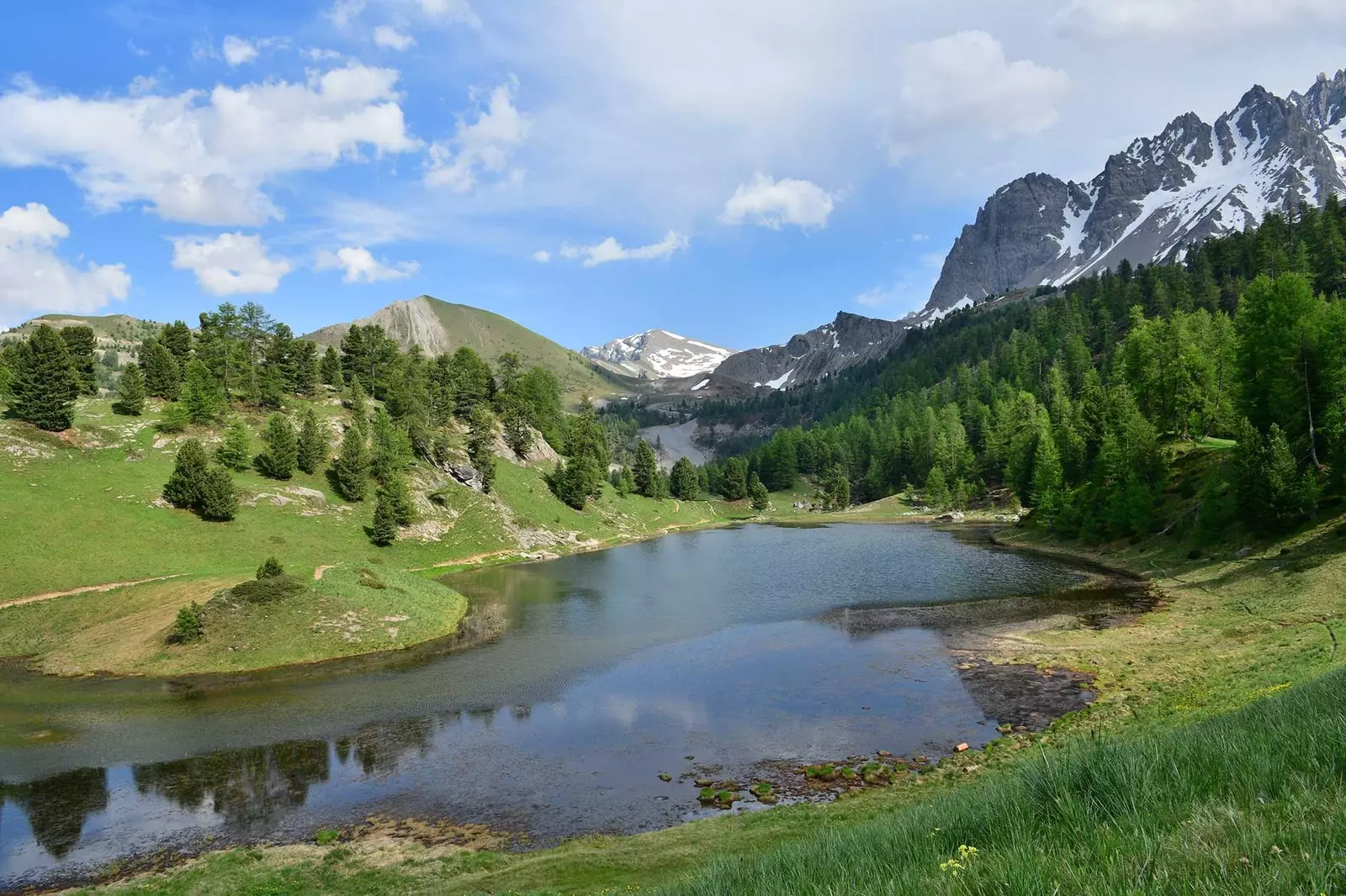 Queyras naturreservat i de franske alper.