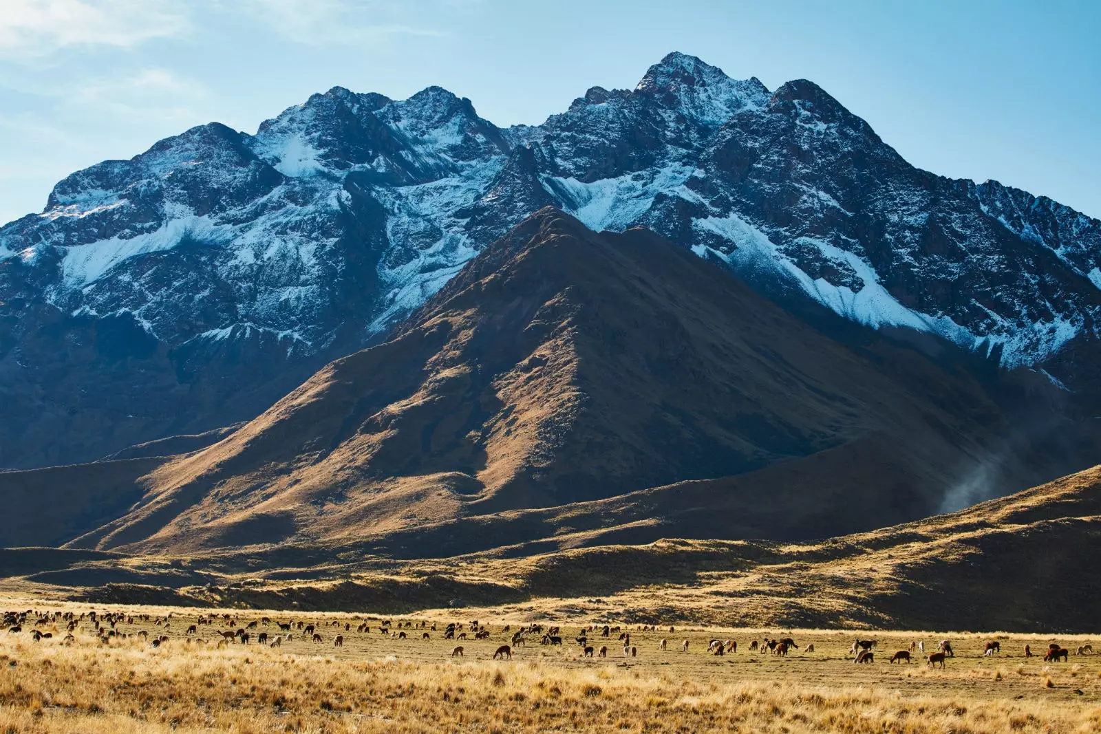 Andes Peru adalah salah satu banjaran gunung tertinggi di dunia.