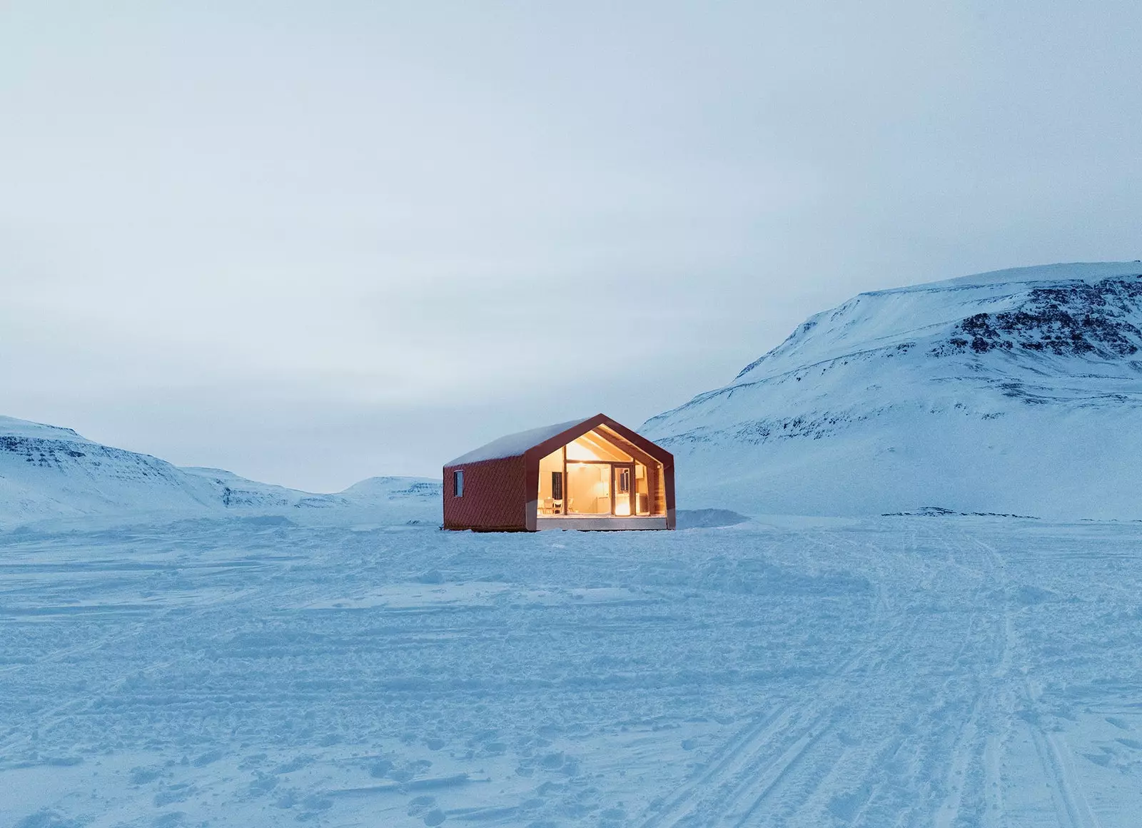 Cientistas vivem aqui durante o inverno na Ilha Disko