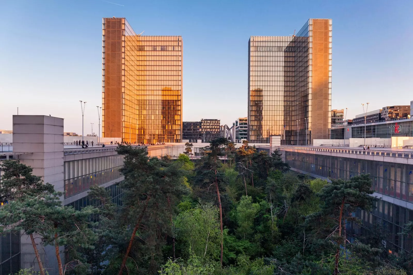 Die Francois-Mitterrand-Nationalbibliothek von Dominique Perrault